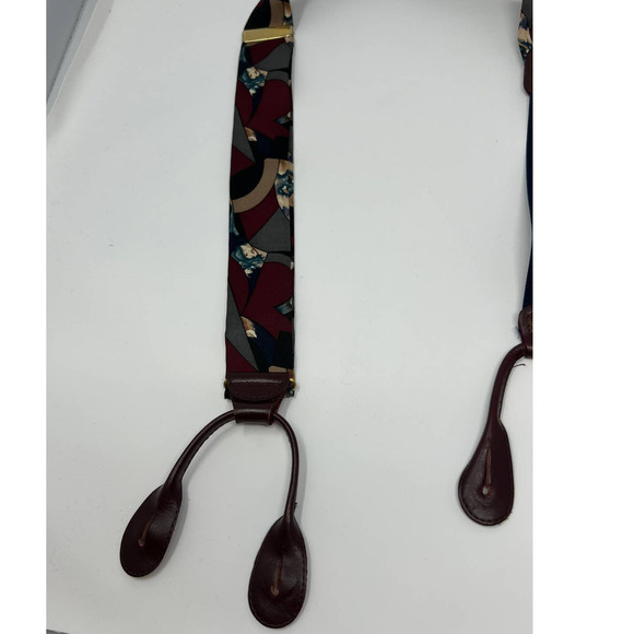 CAS Germany Vintage Silk Suspenders - Picture 2 of 7